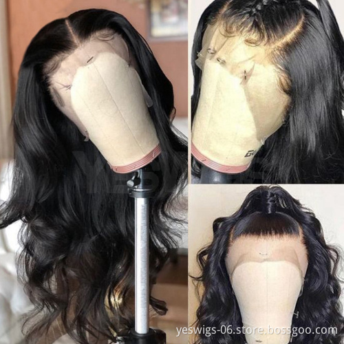 Body Wave Raw Brazilian Virgin Human Hair 360 Transparent Lace Frontal Wig Hd Full Lace Front Wig Human Hair For Black Women